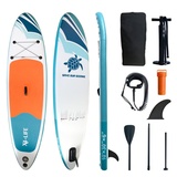 X4-LIFE Stand Up Paddle Board - SUP Set aufblasbar - iSUP bis 160 kg inkl. Zubehör