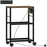 Homcom Druckerständer 42 x 28 x 64,5 cm Braun