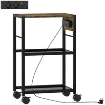 Homcom Druckerständer 42 x 28 x 64,5 cm Braun