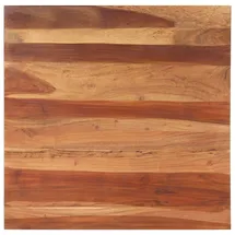 vidaXL Tischplatte Massivholz Palisander 25-27 mm 80×80 cm