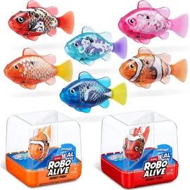 Zuru Germany GmbH Robo Alive Wasseraktivierter Schwimmfisch Blau