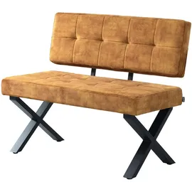 B&D home Sitzbank Karen Gelb 100 x 48 x 56 cm