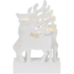 ERZGEBIRGE LED-Weihnachtsleuchter Rentiere