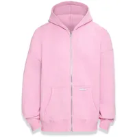 Dropsize Bazix Republiq Super Heavy Rib Zip Hoodie in