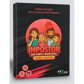 Anzen Impostor Kartenspiel Family Edition