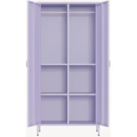 [en.casa] Kleiderschrank Esteli 80 x 170 x 45 cm Hellviolett