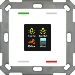 MDT technologies Taster Smart 55 4-fach Farbdisplay, rws/glä BE-TAS5504.01