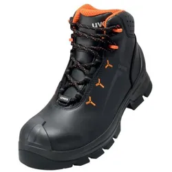 uvex 2 VIBRAM Sicherheitsschuh S3 Stiefel Leder schwarz/orange 42 - 6523242 - schwarz/orange