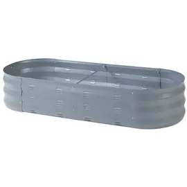 casa.pro Alfedena Pflanzbeet 129 x 50 x 25 cm Anthrazit
