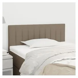 vidaXL Kopfteil Taupe 100x5x78/88 cm Stoff