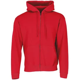 FRUIT OF THE LOOM Classic Hooded Sweatjacke Herren Rot M