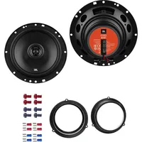 EHO JBL Stage1 61F Lautsprecher mit Einbauset passend für Audi A4 B8 (8K) ab 2009 Türen hinten 400 W 165mm 2 Wege Koax