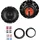 EHO JBL Stage1 61F Lautsprecher mit Einbauset passend für Audi A4 B8 (8K) ab 2009 Türen hinten 400 W 165mm 2 Wege Koax