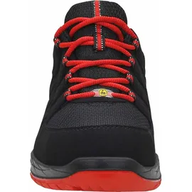 ELTEN Sicherheitsschuhe MADDOX Black-Red low" ESD (S3, 41