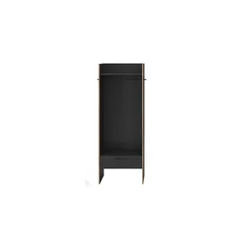 xonox.home Bueno Garderobenschrank 70x189x37 cm grau