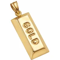 Ketten-Anhänger FIRETTI "Schmuck Geschenk Gold 333 Halsschmuck Anhänger Halskette Barren" Schmuckanhänger Gr. Gelbgold 333, 2,1 g, gelb (gelbgold, 333) Damen