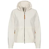 CAMEL ACTIVE Damen Leichte Jacke mit verstaubarer Kapuze Perlweiß, womenswear-36 - 36