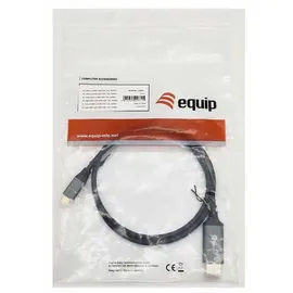Equip USB-C zu HDMI Kabel 1,0 m Schwarz/Grau