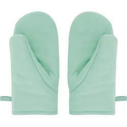 REMEMBER Ofenhandschuhe Set Nr. 4 - außen reine Baumwolle - Farbenfrohe Ofenhandschuhe