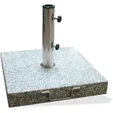 DEMA Sonnenschirmständer 45x45 Granit grau 40 kg