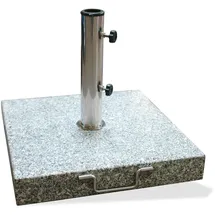 DEMA Sonnenschirmständer 45x45 Granit grau 40 kg