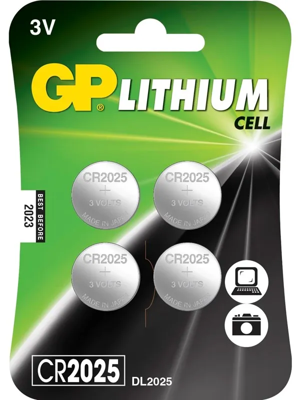 Preisvergleich Produktbild 1x4 CR2025 3V Lithium Cell