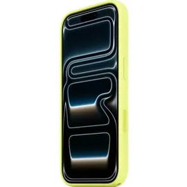 Apple iPhone 17 Pro Silikon Case mit MagSafe Neongelb