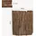 casa.pro Rindenzaun 300 x 90 cm Braun/Holz
