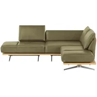 KOINOR Ecksofa  Phoenix ¦ grün ¦ Maße (cm): B: 253 H: 87 T: 209