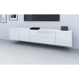 borchardt Möbel Lowboard Sophia, Breite 190 cm, hängend montierbar weiß