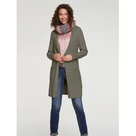 Heine Longstrickjacke Oliv 36/38