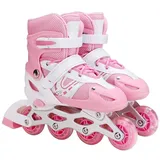 Tixiyu 3 in 1 Inline Skates Triskates und Rollschuhe Kinder, verstellbare Rollschuhe Schlittschuhe, Mesh Atmungsaktive Rollschuhe mit Leuchtrollen, mehrere Größen