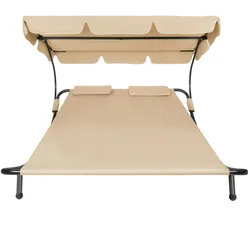 TECTAKE Gartenliege für 2 Personen