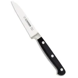 Giesser Gemüsemesser, Zum Schneiden und Putzen von Salat, Gemüse und Obst, Farbe: schwarz
