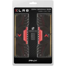 PNY XLR8 (2 x 8GB, 3200 MHz DDR4-RAM, DIMM), RAM, Schwarz