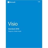 Microsoft Visio Standard 2016 PKC DE Win