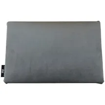 Rohrschneider Fensterliege Samt grau