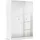Rauch Drehtürenschrank Reflect 136 x 197 x 54 cm Weiß