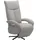 sit&more TV-Sessel Zoe 74 x 112 x 82 cm Silber Polyester mit Kopfteilverstellung & 360° Drehfunktion