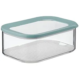 Mepal - Käsedose für den Kühlschrank Modula - Aufbewahrungsbox mit Deckel - Käsestücke und -scheiben - Luftdichter Käsebehälter - Aufbewahrung & Kühlschrankorganizer - 2000 ml Nordic Green