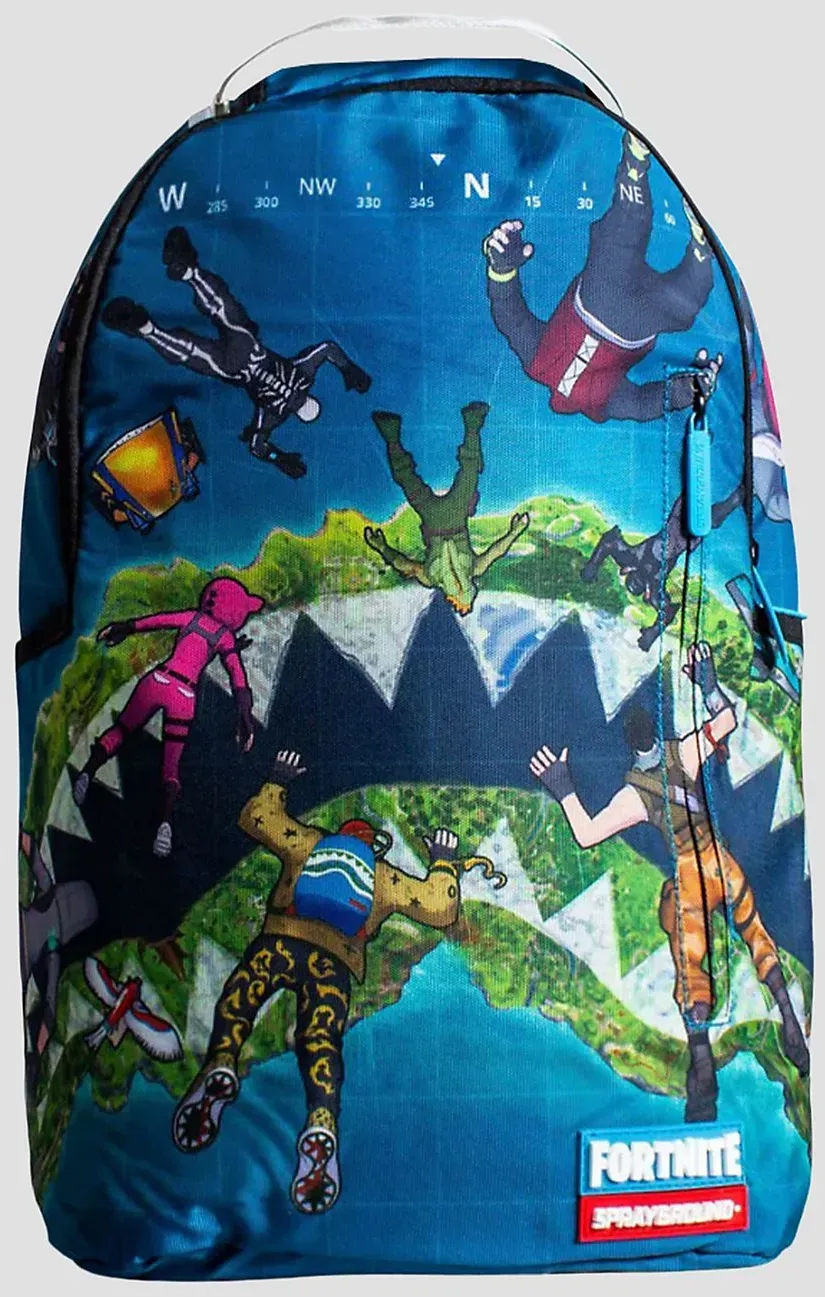 Sprayground Fortnite Island Rucksack blue / black / green / multi Gr. Uni