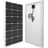 Eco Worthy Tragbare 200 Watt (2 Stück 100 Watt) 18 Volt monokristaline Solarpanels 12 V Batterie für Wohnmobil, Boot, Wohnmobil