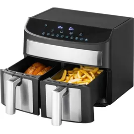 expo-bˆrse Doppel Heißluftfritteuse 2x3,8 Ltr. schwarz