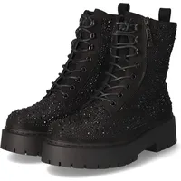 La Strada Micro / Stones Damenschuhe Schnürer Stiefel Schwarz Freizeit, Schuhgröße:38 EU - Schwarz - 38