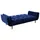 Playboy Schlafsofa Samt 2-Sitzer Blau