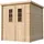 TIMBELA Gartenhaus 2,04 x 2,04 m Beige