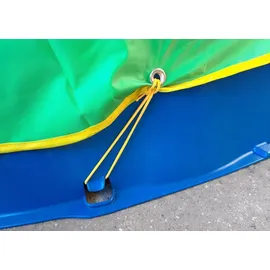 Buri Sandkastenabdeckung 150x150cm mit Gummis grün