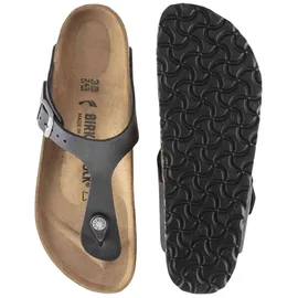 Birkenstock Gizeh Naturleder geölt schwarz 37