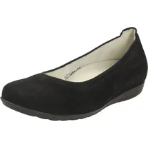 WALDLÄUFER Damen Slipper Hesima in schwarz 37,5 EU 4,5