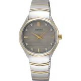 Seiko SUR616P1 - Bicolour - Damenuhr Classic Quarz Diamonds 30mm